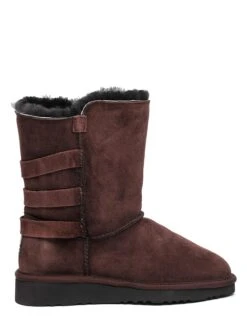 Leder-Winterstiefel "Bernie" In Braun