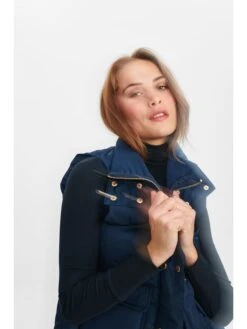 Weste "Nuedona" In Dunkelblau 17 Weste "Nuedona" In Dunkelblau -Bekleidungsförderung Laden numph weste nuedona in dunkelblau 6