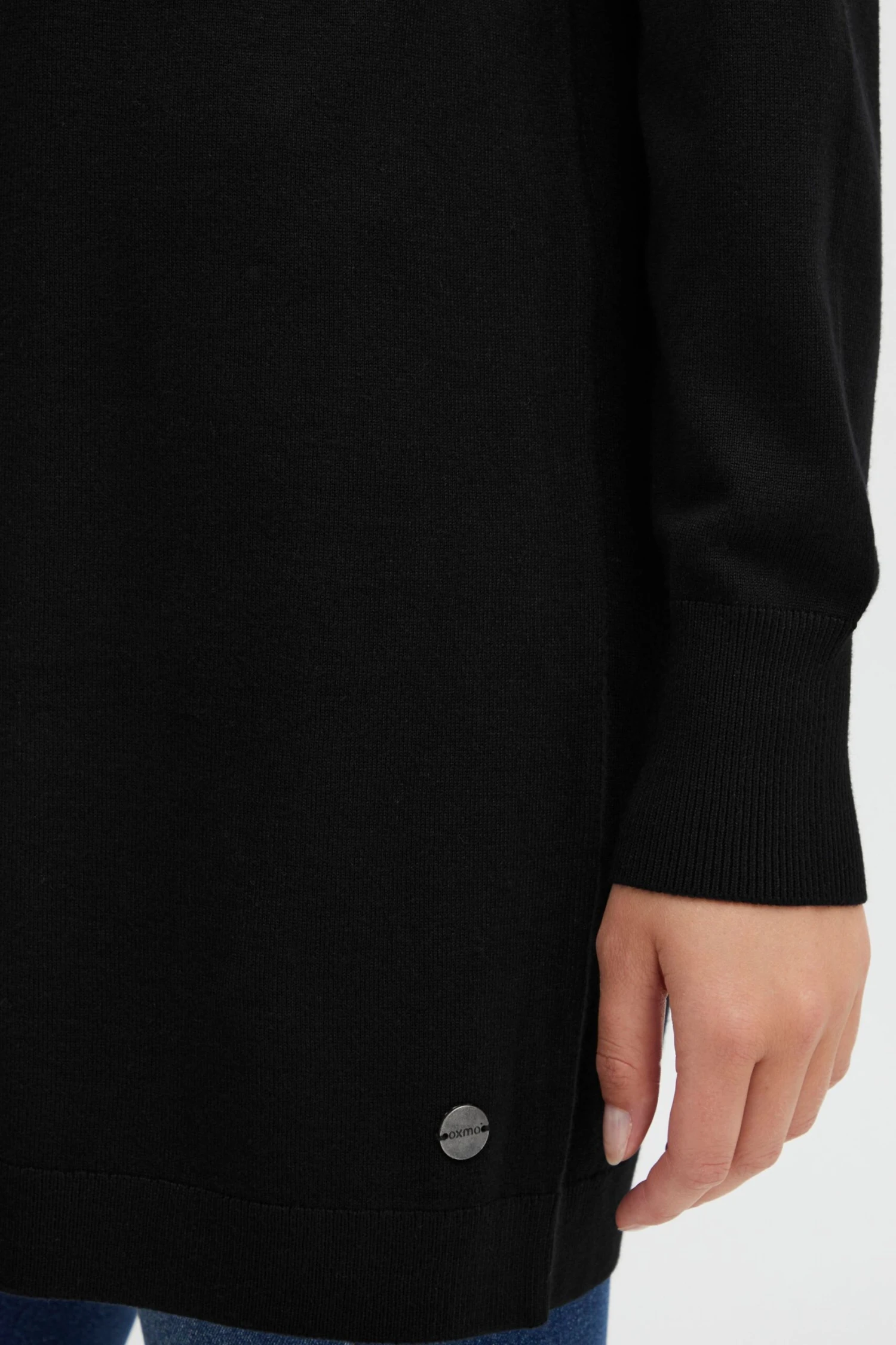 OXMO Strickjacke In Schwarz 7 OXMO Strickjacke In Schwarz – Bild 5