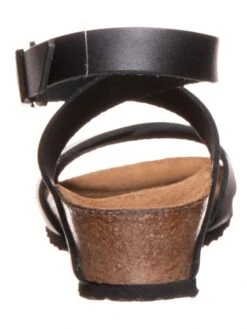 Leder-Keilsandaletten "Lola" In Schwarz - Weite S -Bekleidungsförderung Laden papillio leder keilsandaletten lola in schwarz weite s 2