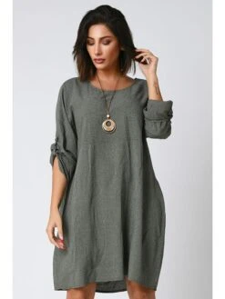 Kleid "Sophie" In Khaki