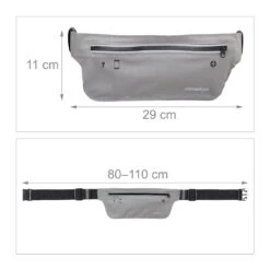 Lauftasche In Grau -Bekleidungsförderung Laden relaxdays lauftasche in grau 3