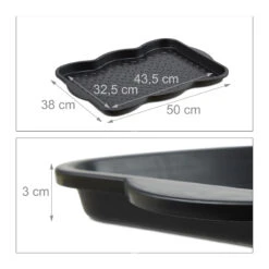 Schuhabtropfschale In Schwarz - (B)50x (H)3 X (T)38 Cm 7 Schuhabtropfschale In Schwarz - (B)50x (H)3 X (T)38 Cm -Bekleidungsförderung Laden relaxdays schuhabtropfschale in schwarz b 50x h 3 x t 38 cm 1