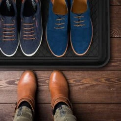 Schuhabtropfschale In Schwarz - (B)60x (H)3 X (T)40 Cm -Bekleidungsförderung Laden relaxdays schuhabtropfschale in schwarz b 60x h 3 x t 40 cm 1