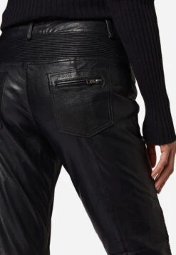 Lederhose Donna In Schwarz -Bekleidungsförderung Laden ricano lederhose donna in schwarz 3