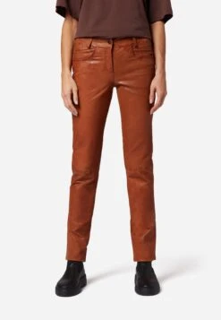 Lederhose Dorin In Cognac Braun