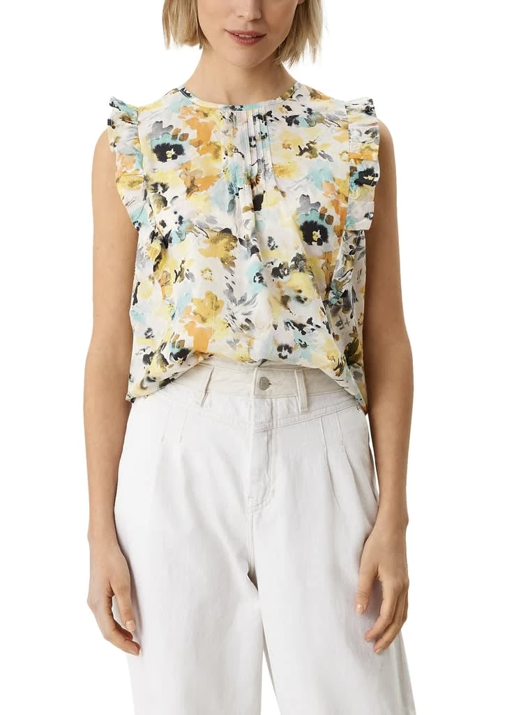 S.Oliver Blusentop In Beige 4 S.Oliver Blusentop In Beige – Bild 2