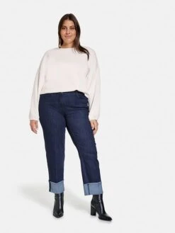 Jeans - Regular Fit - In Dunkelblau -Bekleidungsförderung Laden samoon jeans regular fit in dunkelblau 2