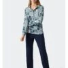 Schiesser Pyjama In Hellblau/ Dunkelblau -Bekleidungsförderung Laden schiesser pyjama in hellblau dunkelblau