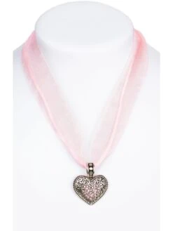 Chiffonband 9631 Mit Herz, Rose