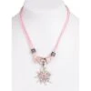 Kette 12702 Mit 2facher Kordel Und Edelweiss, Rosa -Bekleidungsförderung Laden schuhmacher kette 12702 mit 2facher kordel und edelweiss rosa