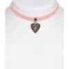 Samtkette 2044 Mit Herz, Rose -Bekleidungsförderung Laden schuhmacher samtkette 2044 mit herz rose