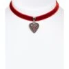 Samtkette 2044 Mit Herz, Rot 1 Samtkette 2044 Mit Herz, Rot -Bekleidungsförderung Laden schuhmacher samtkette 2044 mit herz rot