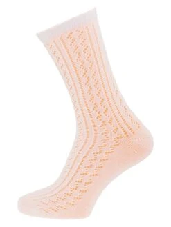 Trachtensocke CS535-W Weiß