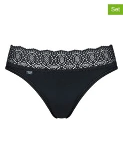 Sloggi 2er-Set: Slips In Schwarz