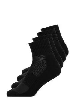 Mittelhohe Laufsocken 4 Paar In Schwarz