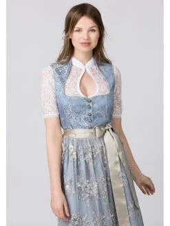 Dirndl "Odina" In Hellblau/ Hellgrau -Bekleidungsförderung Laden stockerpoint dirndl odina in hellblau hellgrau 4