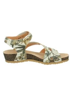 Think! Leder-Sandalen "Dumia" In Creme/ Bunt -Bekleidungsförderung Laden think leder sandalen dumia in creme bunt 4