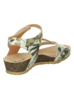 Think! Leder-Sandalen "Dumia" In Creme/ Bunt -Bekleidungsförderung Laden think leder sandalen dumia in creme bunt 5