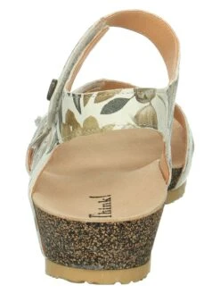 Think! Leder-Sandalen "Dumia" In Creme/ Bunt -Bekleidungsförderung Laden think leder sandalen dumia in creme bunt 6