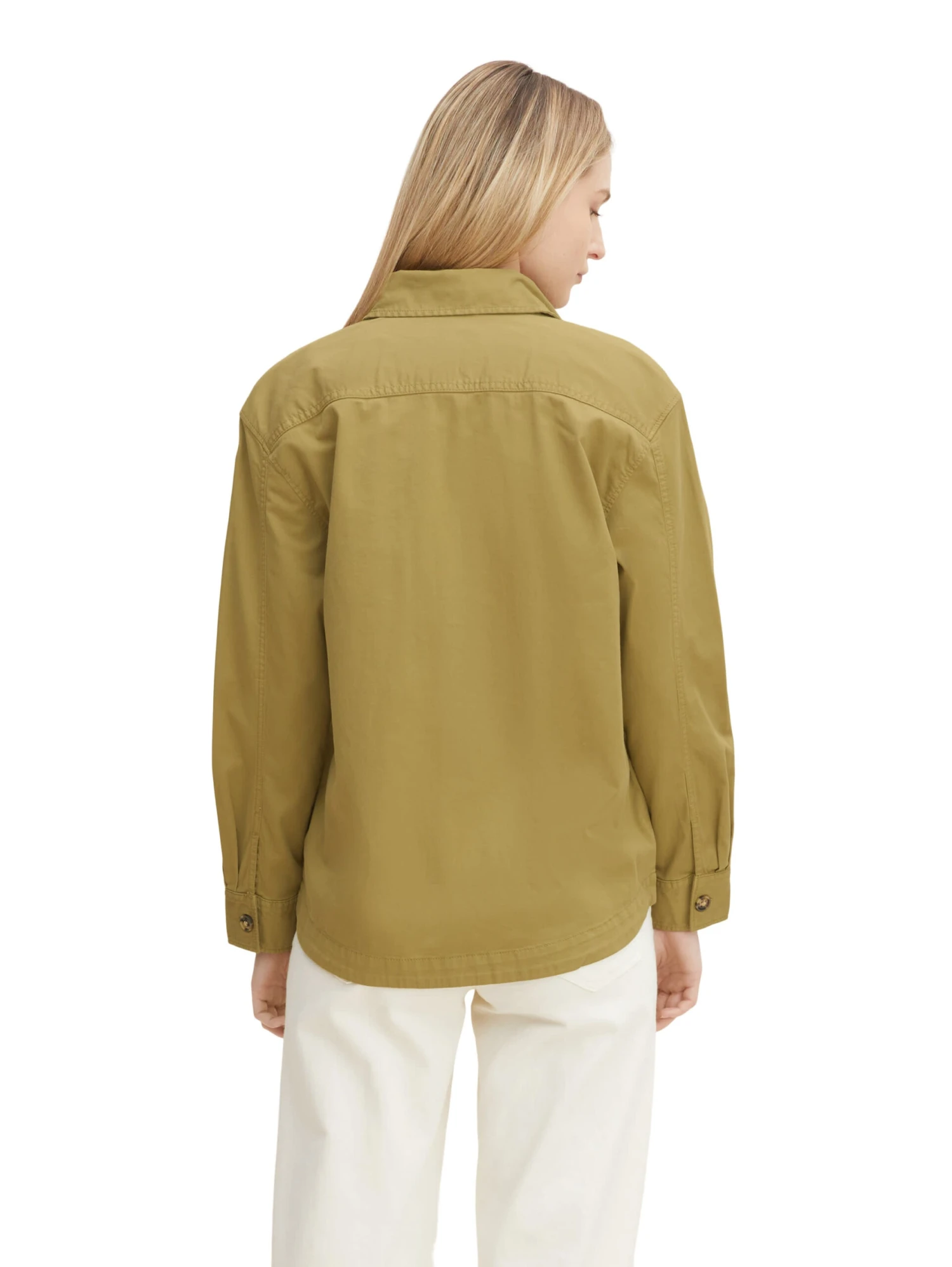 Tom Tailor Hemdjacke Moderate Olive 6 Tom Tailor Hemdjacke Moderate Olive – Bild 4