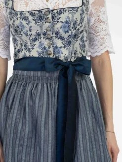 Dirndl In Dunkelblau/ Creme -Bekleidungsförderung Laden turi landhaus dirndl in dunkelblau creme 3