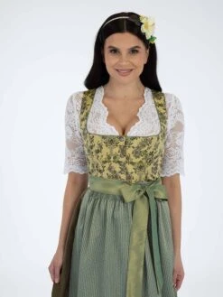 Dirndl In Gelb/ Grün -Bekleidungsförderung Laden turi landhaus dirndl in gelb grun 2