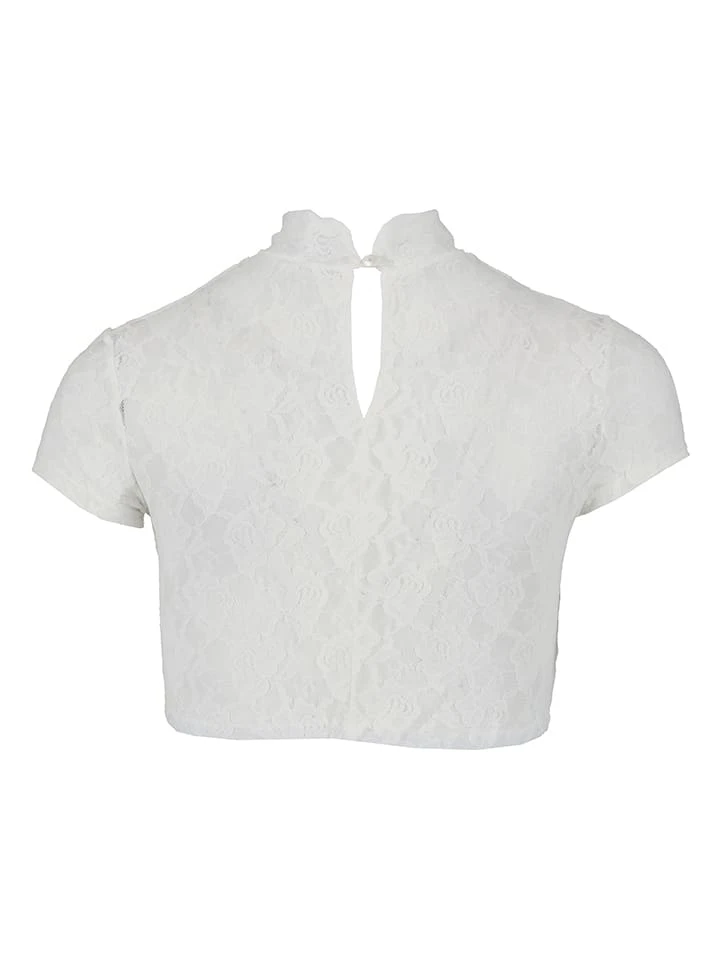 Dirndlbluse "Sabine" In Champagner 4 Dirndlbluse "Sabine" In Champagner – Bild 2