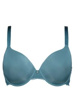 Ulla Popken Bügel-BH Softcups Spitzen Kanten In Blau -Bekleidungsförderung Laden ulla popken bugel bh softcups spitzen kanten in blau 2