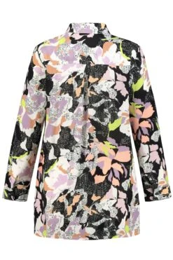 Ulla Popken Hemdbluse Bedruck In Schwarz -Bekleidungsförderung Laden ulla popken hemdbluse bedruck in schwarz 2