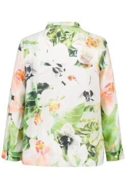 Ulla Popken Tunika Orchidee A-Linie Stehkragen Zipper In Grün -Bekleidungsförderung Laden ulla popken tunika orchidee a linie stehkragen zipper in grun 2