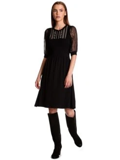 Kleid "Poetry Love" In Schwarz