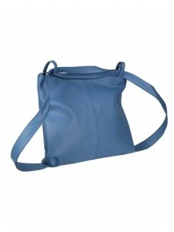 Leder-Schultertasche In Blau - (B)37x (H)40x (T)8 Cm 6 Leder-Schultertasche In Blau - (B)37x (H)40x (T)8 Cm -Bekleidungsförderung Laden zwillingsherz leder schultertasche in blau b 37x h 40x t 8 cm 1