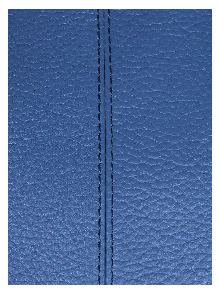 Leder-Schultertasche In Blau - (B)37x (H)40x (T)8 Cm 5 Leder-Schultertasche In Blau - (B)37x (H)40x (T)8 Cm – Bild 3